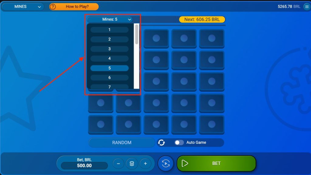Mines, Ganhe no Jogo da Bombinha agora