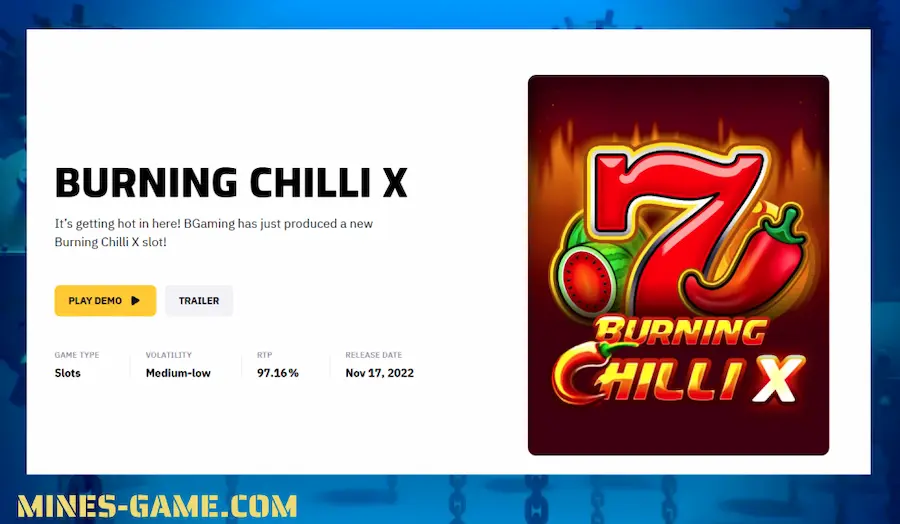 Burning Chilli X BGaming