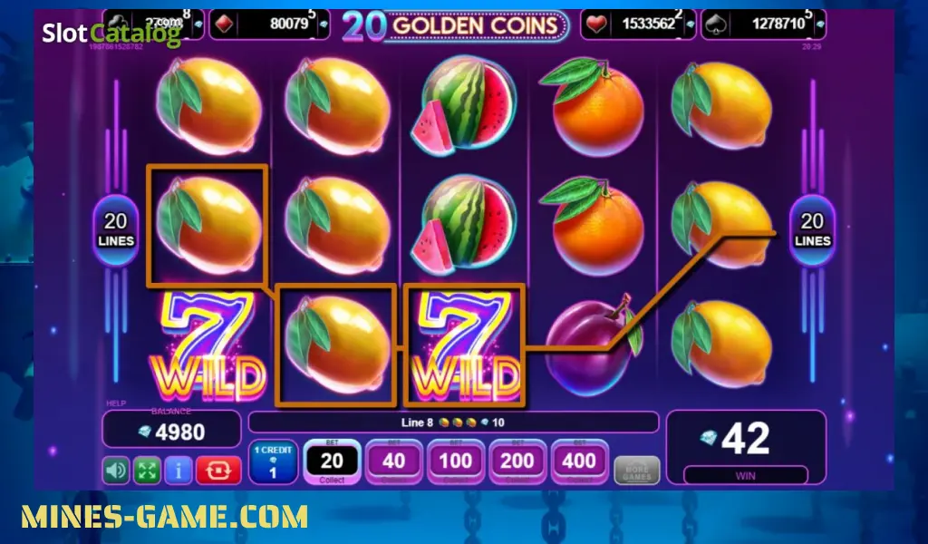 20 Golden Coins Demo