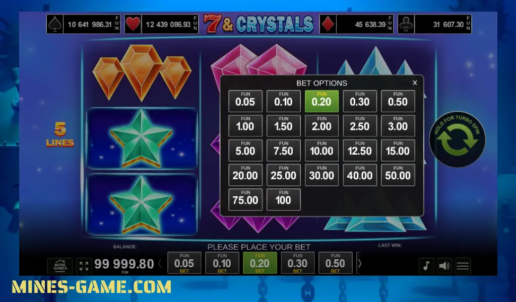 7 & Crystals Apostas