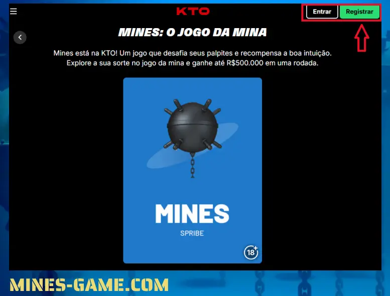 KTO Mines registrar-se